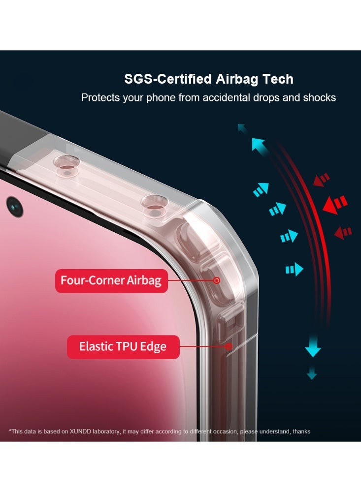 general Vivo V70 Case, Ultra Thin Lightweight Case, Soft TPU Bumper + Transparent Acrylic Back, Airbags Protective Case, Drop-Proof, Shockproof for Vivo V70 - Image 4